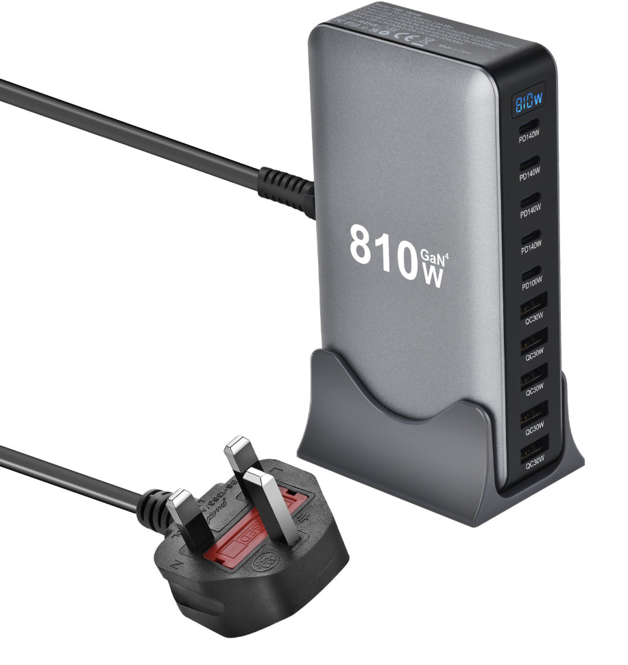Gallium Nitride Multi-port Multi-function Adapter Charger