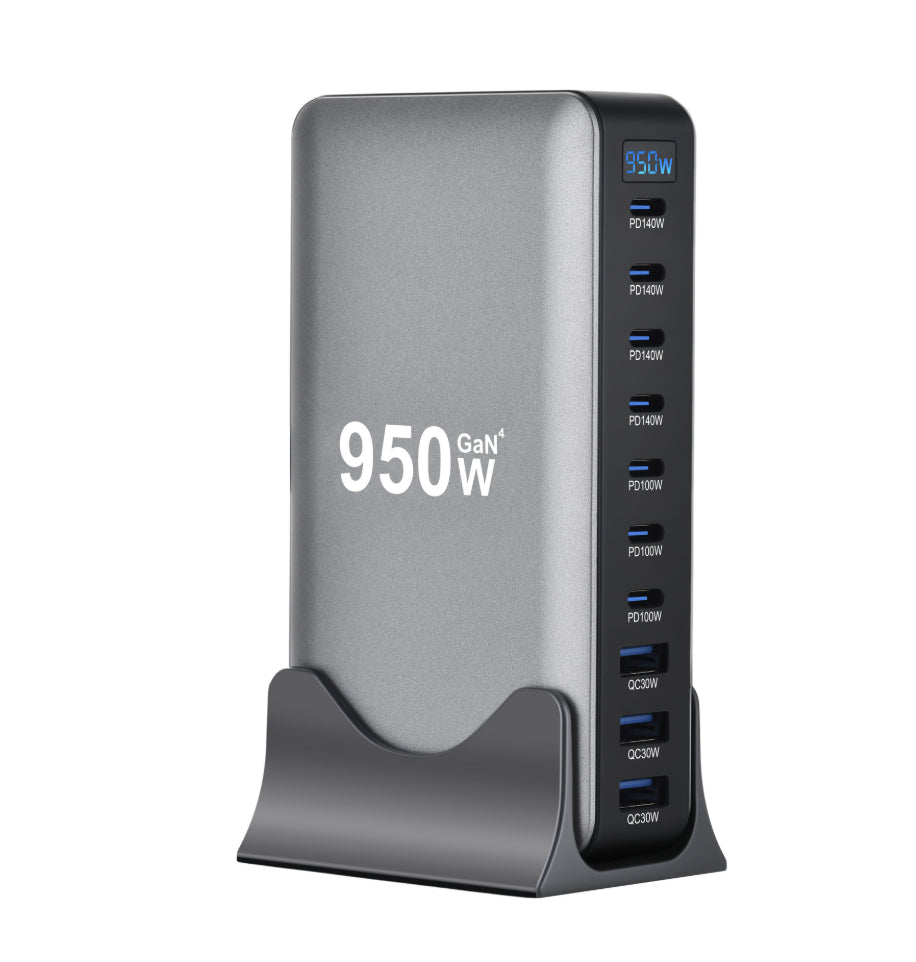 Gallium Nitride Multi-port Multi-function Adapter Charger