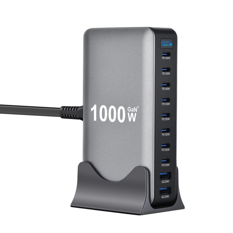 Gallium Nitride Multi-port Multi-function Adapter Charger