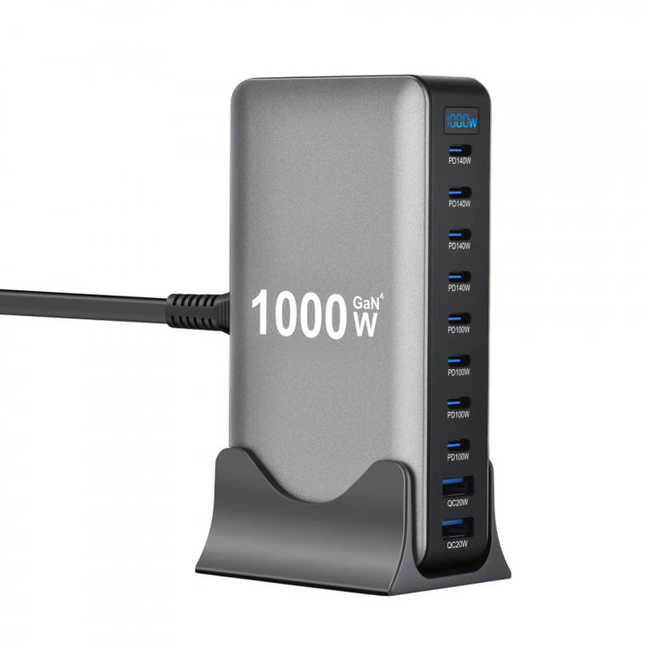 Gallium Nitride Multi-port Multi-function Adapter Charger