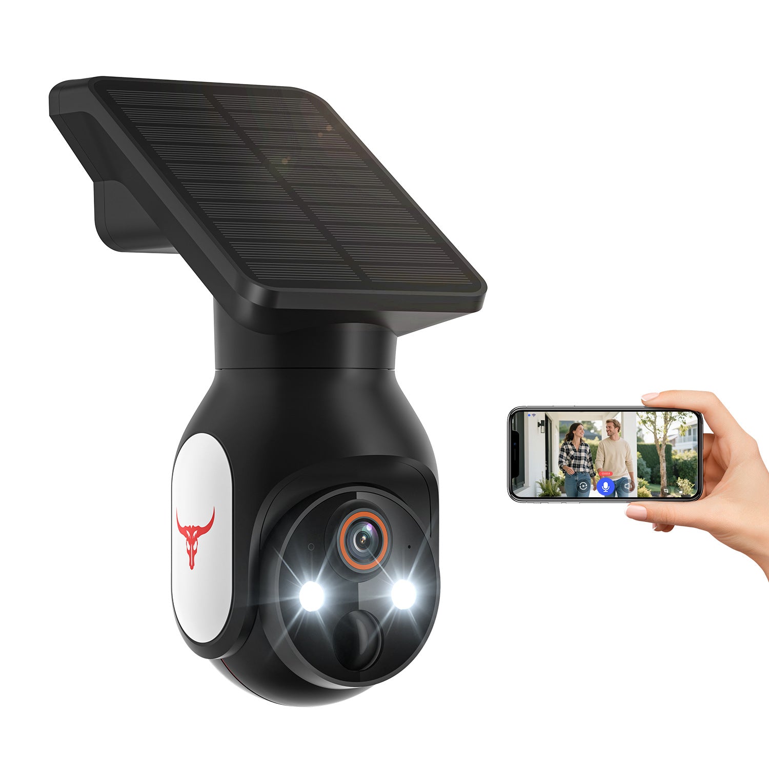 Home Security Monitoring Wireless Solar Battery Camera