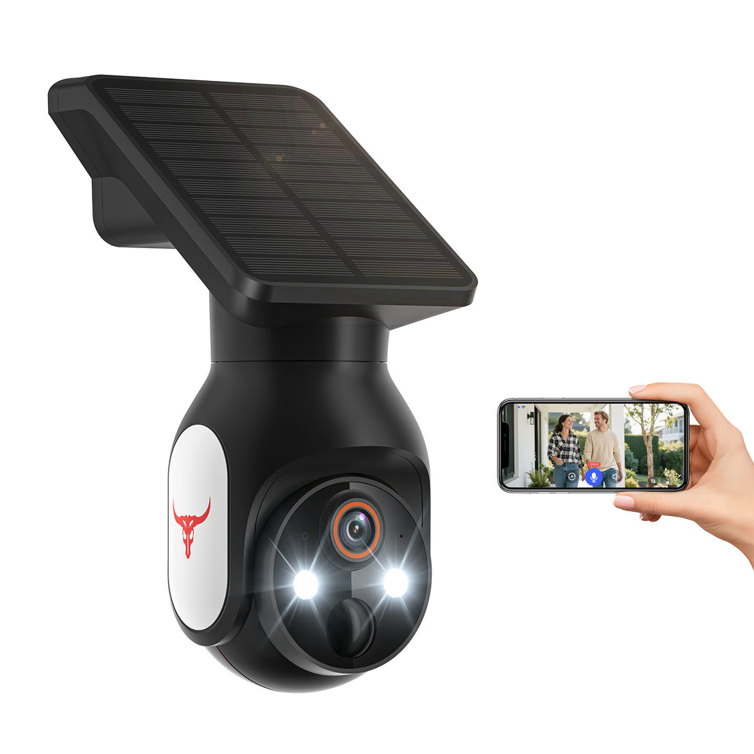 Home Security Monitoring Wireless Solar Battery Camera