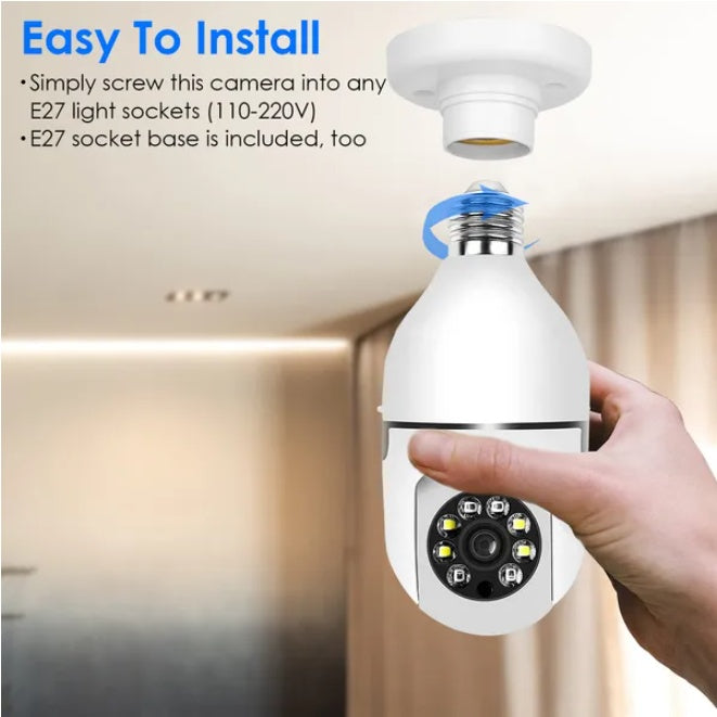 E27 WiFi Bubble Camera
